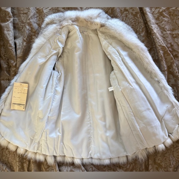 Blue Fox fur Coat Finland Origin size 2 - Picture 10 of 16